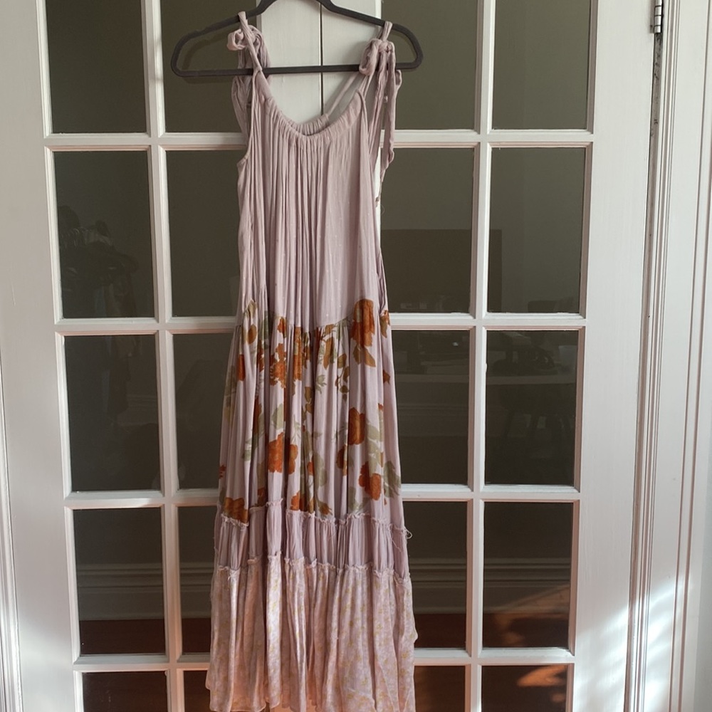 Free People Floral Print Maxi Dress